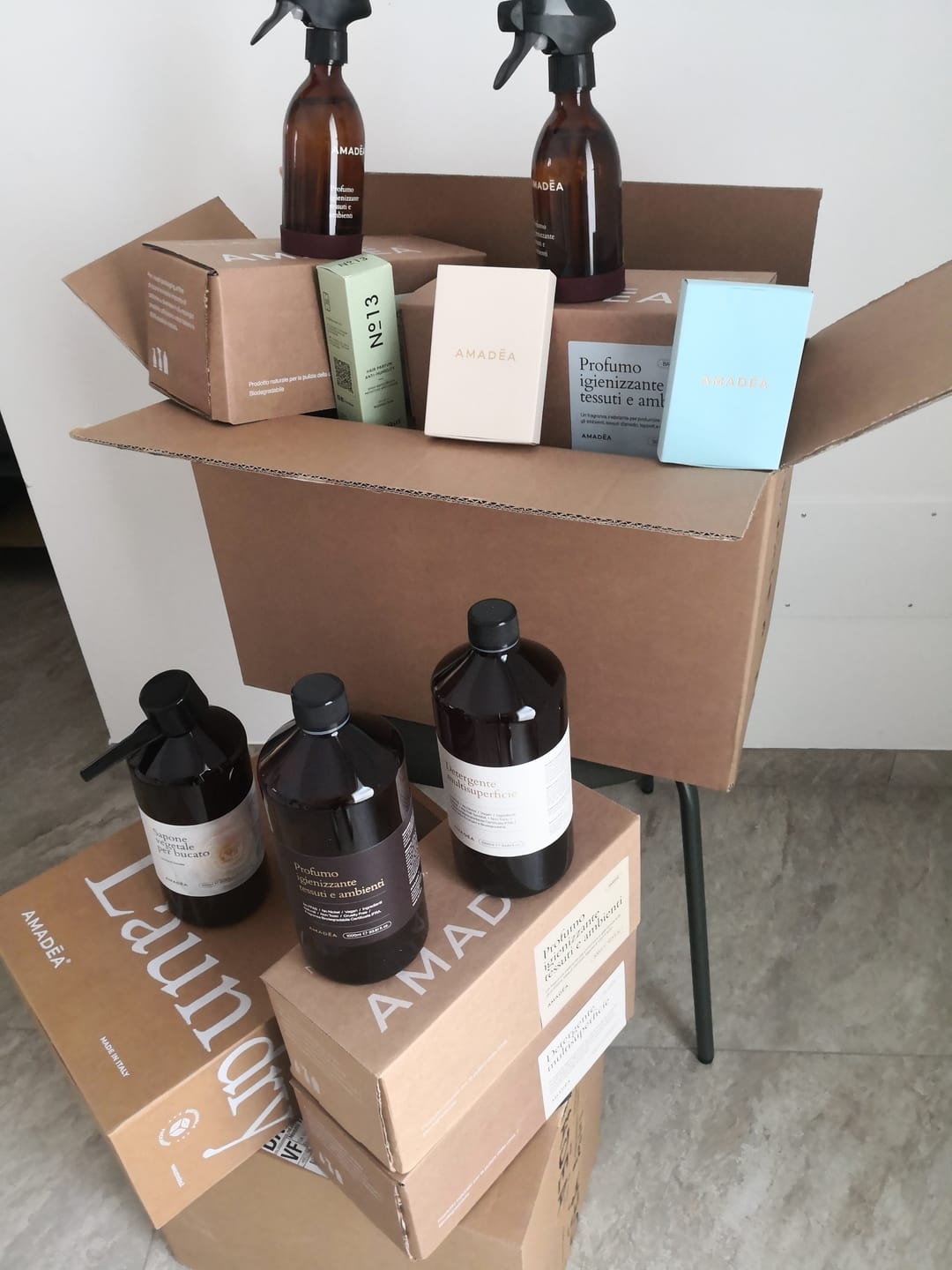Customer photo review of Kit Vetri: Panno + Sapone Neutro