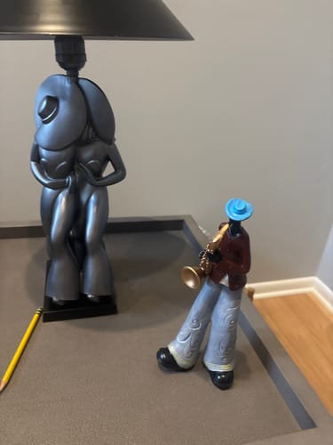 Customer photo review of Music Band Sculpture