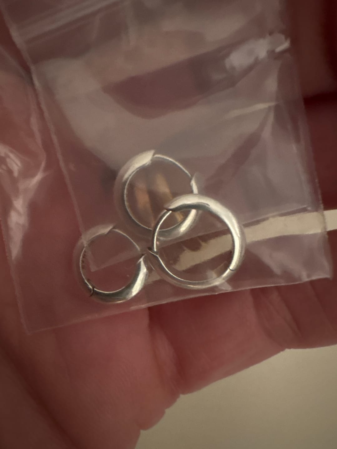 Customer photo review of Pendientes 3-Aritos