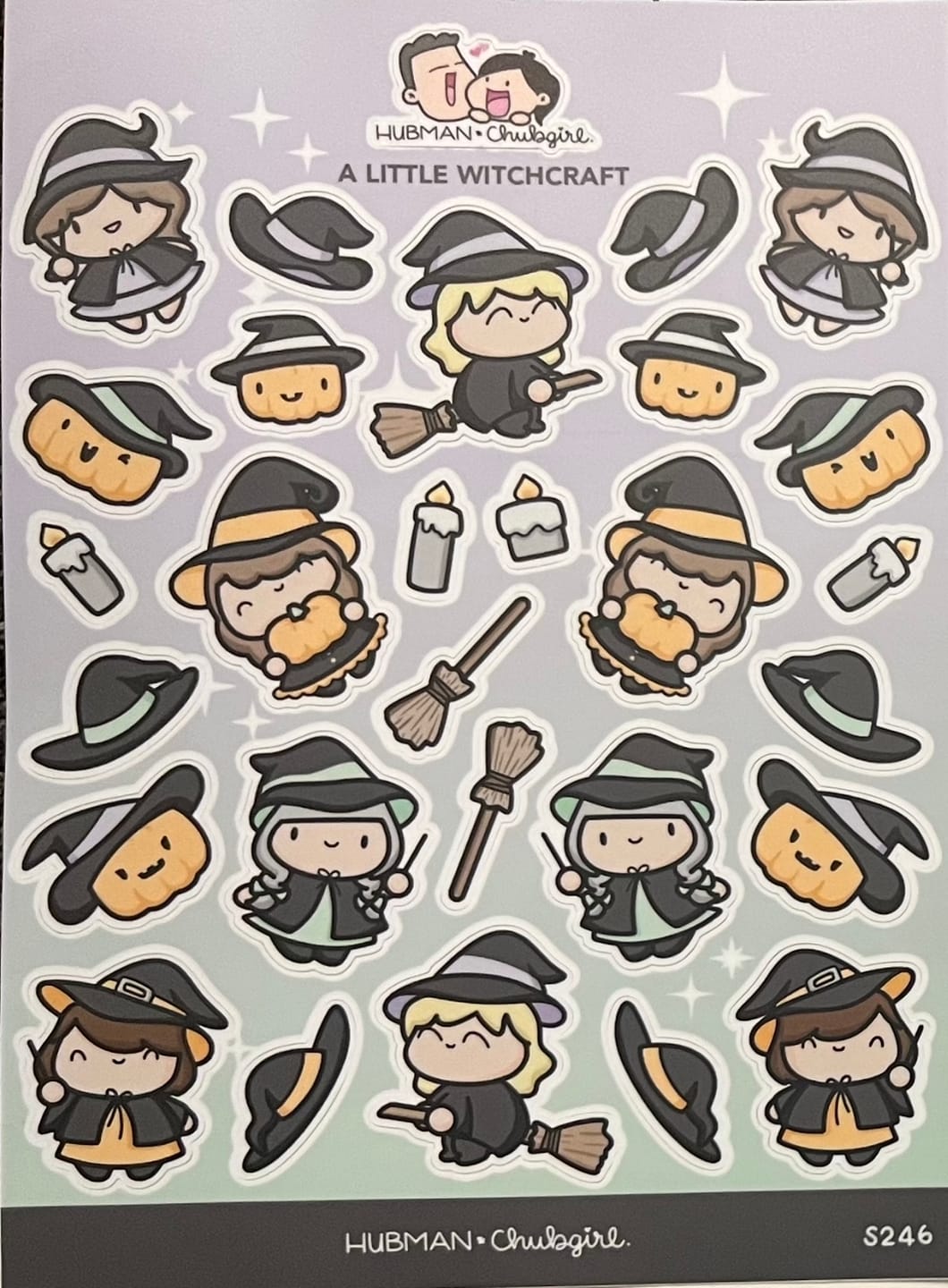 Customer photo review of A Little Witchcraft Sticker Sheet