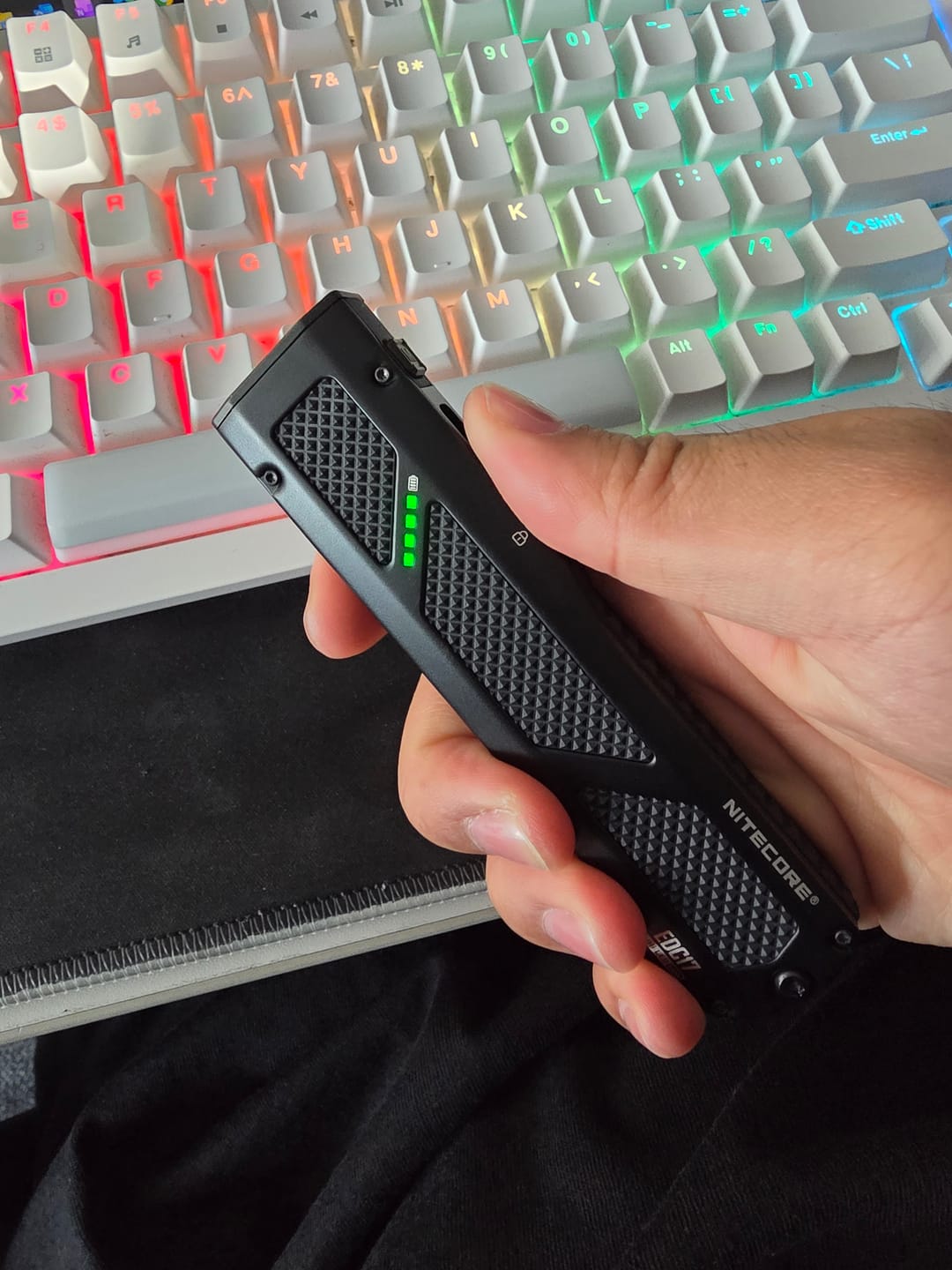 Customer photo review of EDC17 - 1500 lumens (UV+Green Laser)