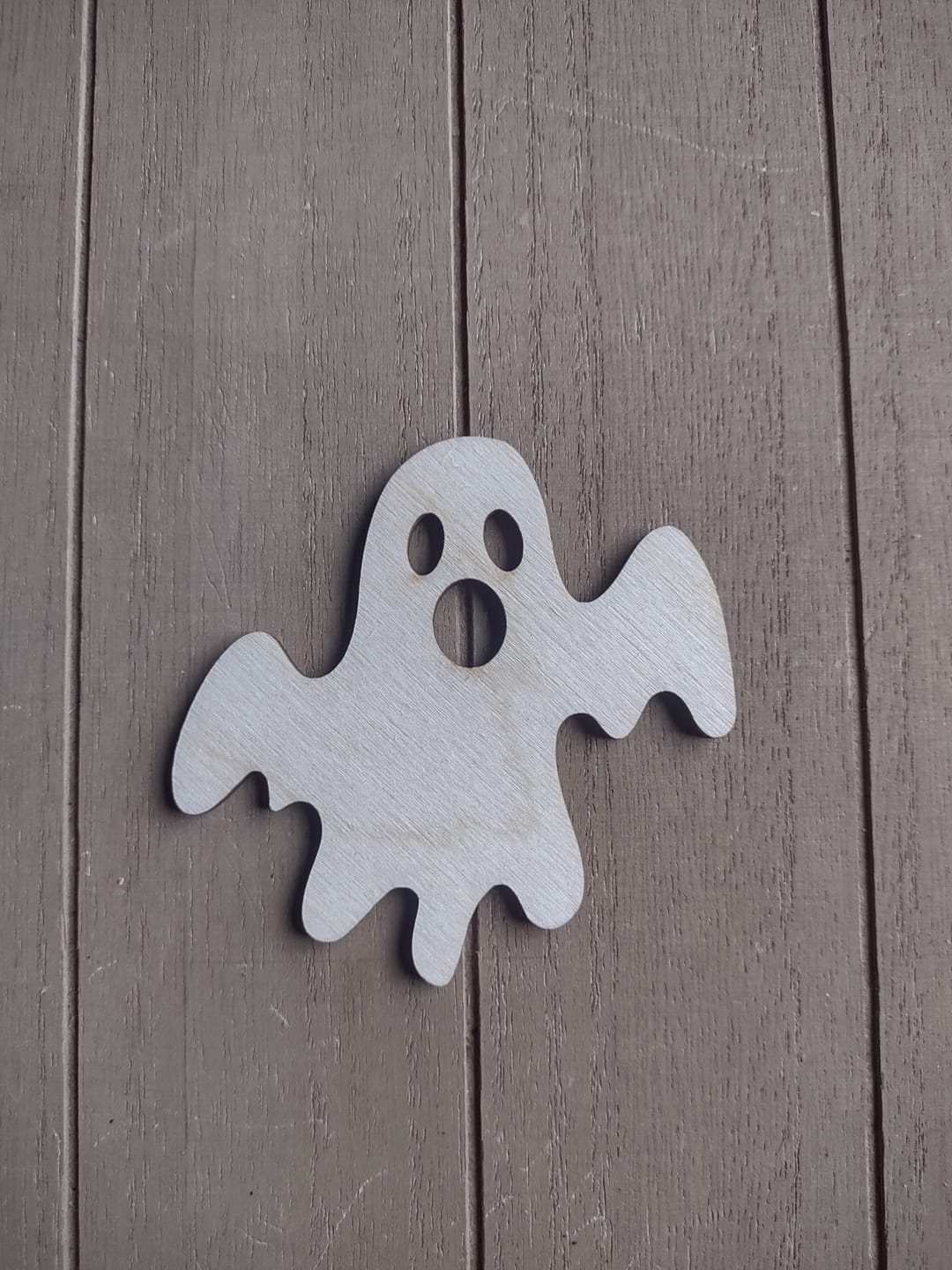 Customer photo review of Unfinished Wood Halloween Ghost Shape - Craft - up to 46" DIY