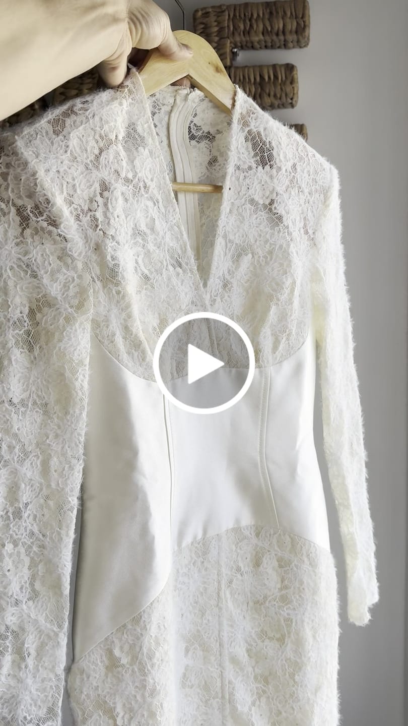 Customer video review of Gaia Pencil Dress With Corset