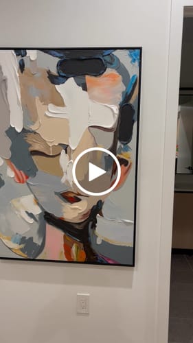 Customer review photo for Colorful Painting #CA048