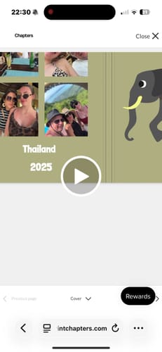 Customer video review of Custom Travel Book