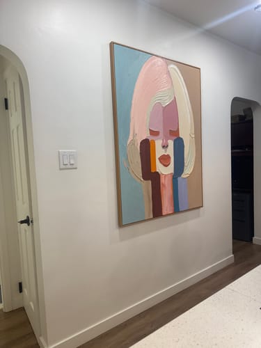 Customer review photo for Plaster Art Texture Painting #SG256