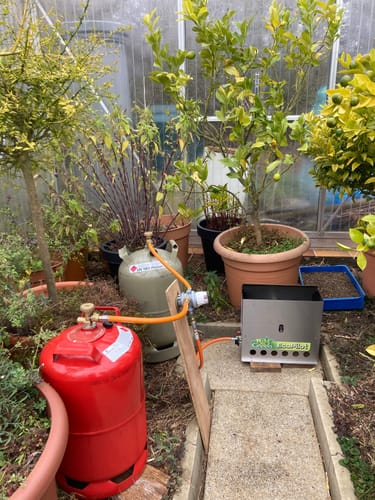 Customer photo review of Gasgewächshausheizung "EcoPilot" und Frostwächter mit 4500 Watt