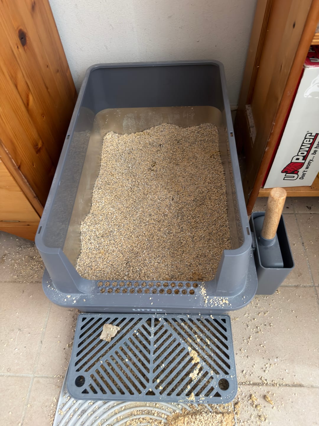 Customer photo review of BORING LITTER - Lettiera in Acciaio INOX