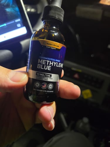 Customer photo review of Methylene Blue (USP Grade) Pharma Grade Supplements (2 Pack)