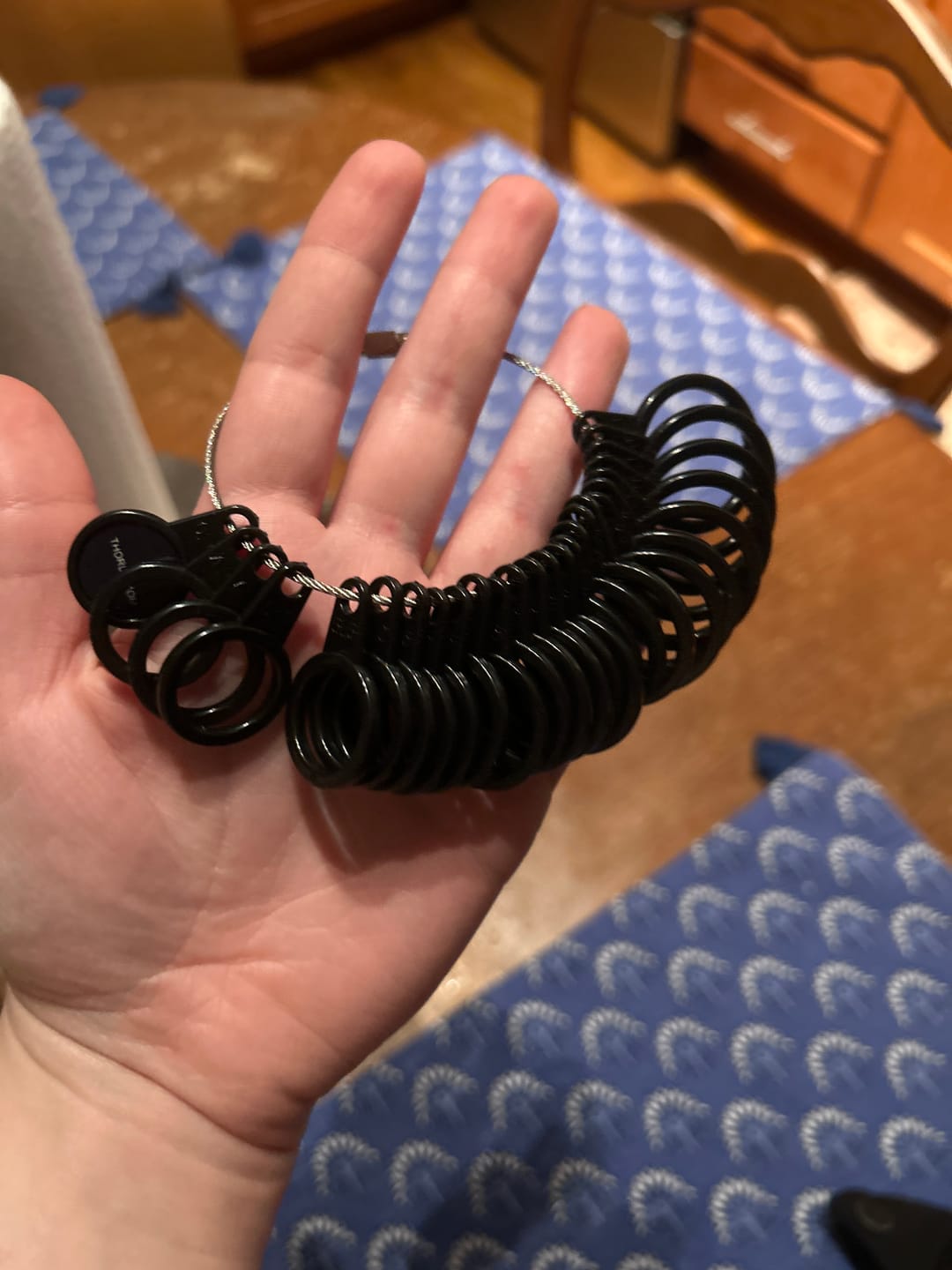 Customer photo review of Thorum Ring Sizer
