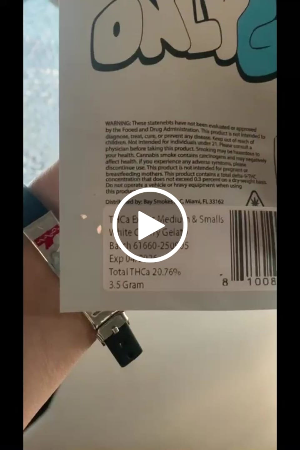 Customer video review of THCa Exotic Mediums & Smalls