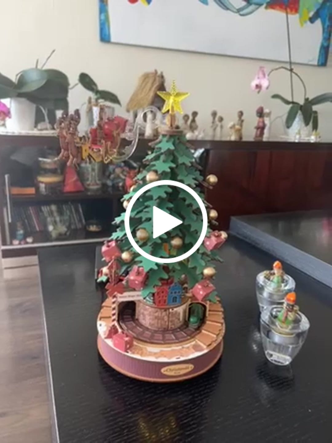 Customer video review of Rolife Music Dreamer - Miniatura Armable Christmas Melody Tree Árbol de Navidad Musical