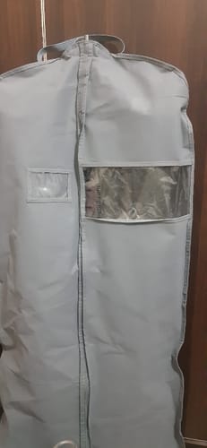 Customer photo review of Grey Dress Covers – Pack of 3