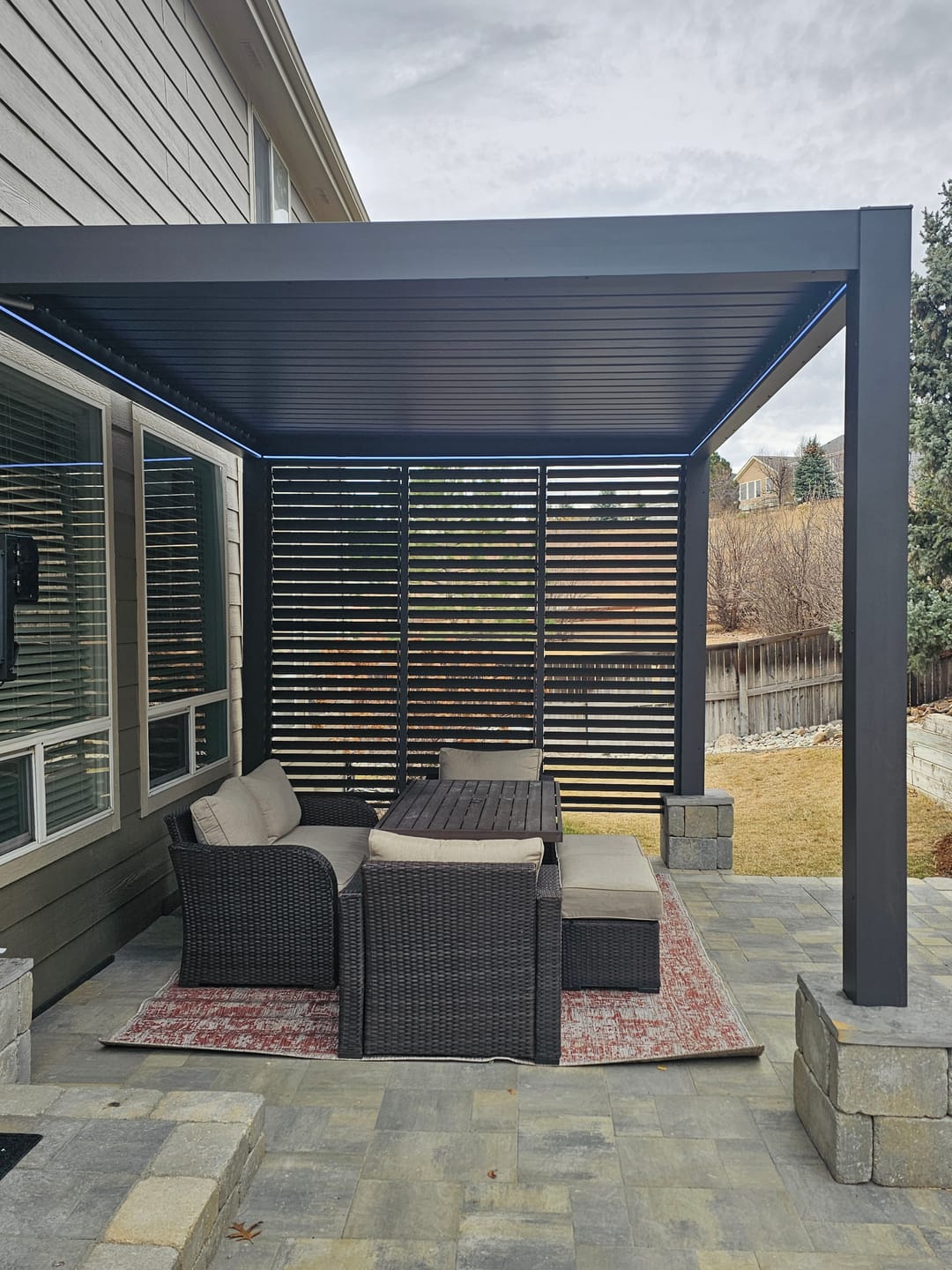 Customer photo review of Privacy Shutter Walls