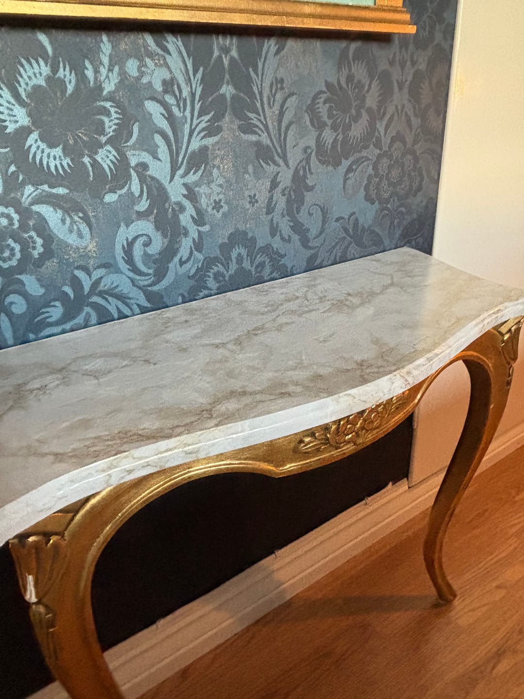 Customer photo review of Cortes marmor gold kontaktplast