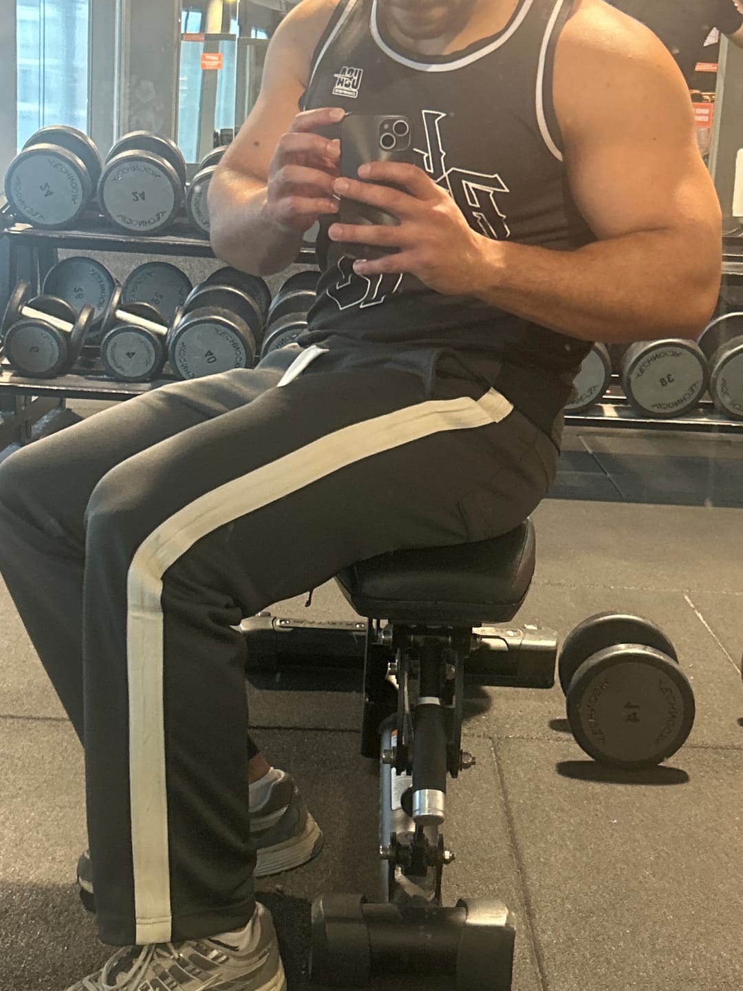 Customer photo review of Track Pants Grey