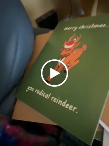 Customer video review of Most Wonderful Time of the Year (Allegedly) Holiday Greeting Card