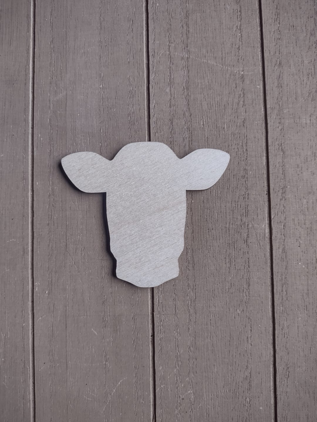 Customer photo review of Unfinished Wood Dairy Cow Shape - Craft - up to 46" DIY
