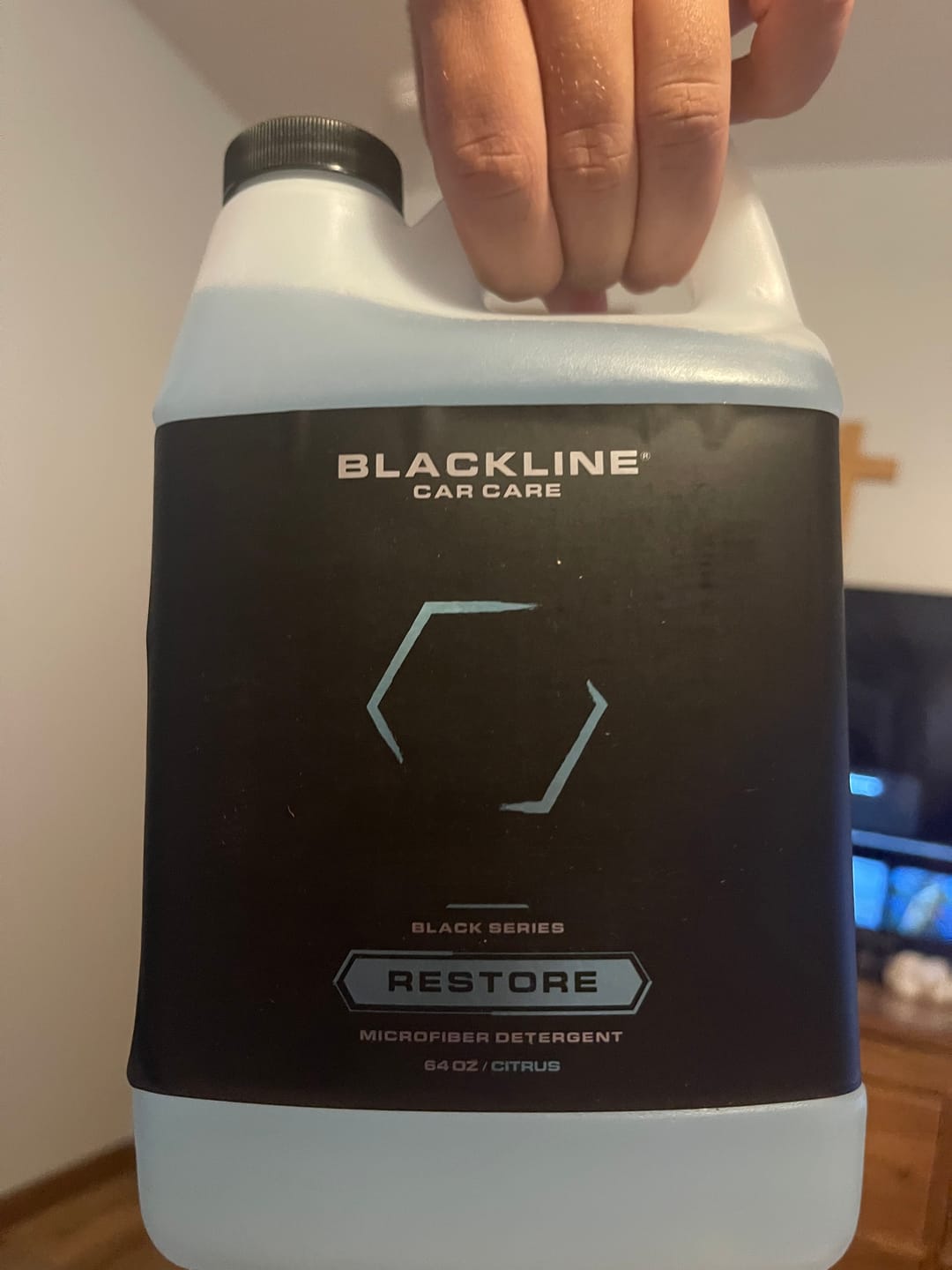 Customer photo review of BLACKLINE® RESTORE MICROFIBER DETERGENT