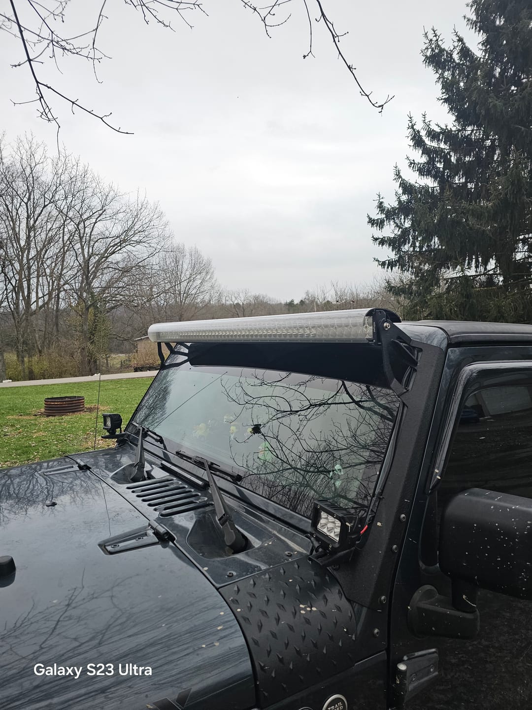 Customer photo review of Light Bar Cover | Dual Row 52"