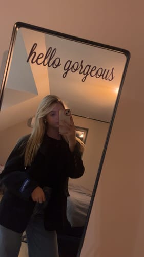 Customer photo review of BLUE LABEL EMBOSSED BLAZER BLACK