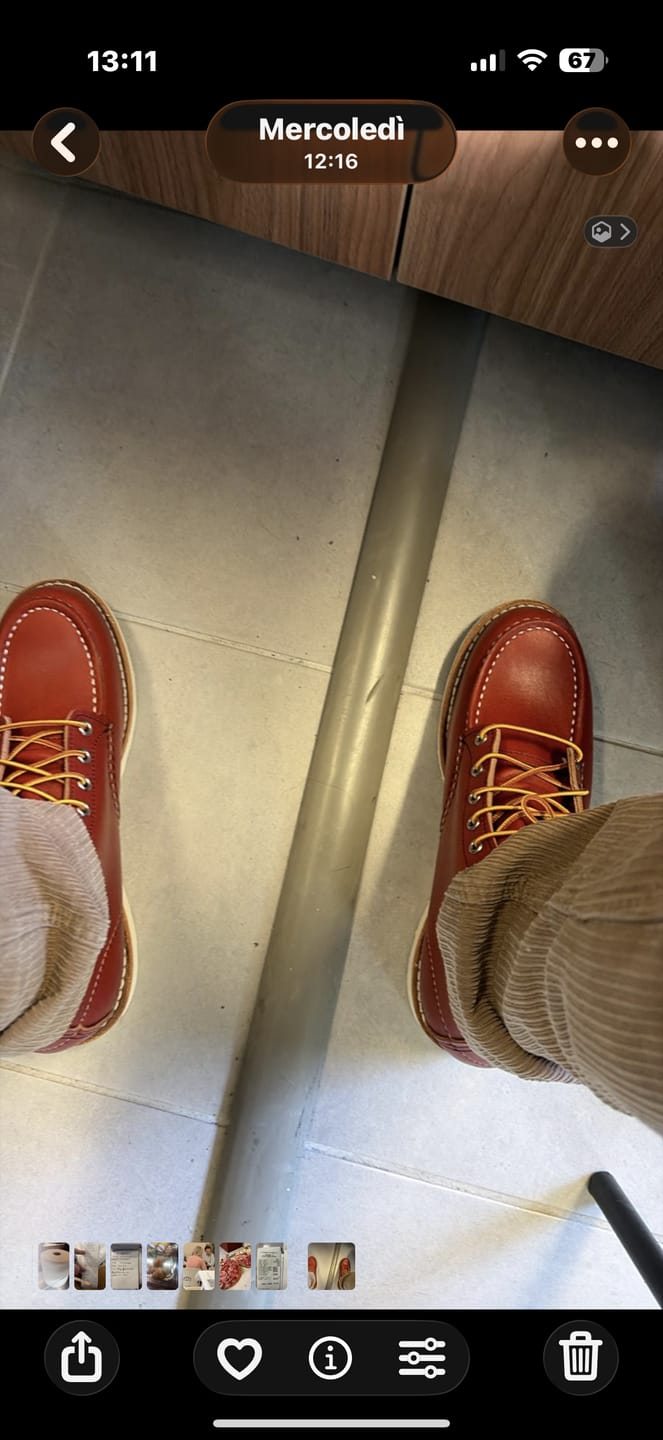 Customer photo review of 8875 Moc Toe Oro Russet