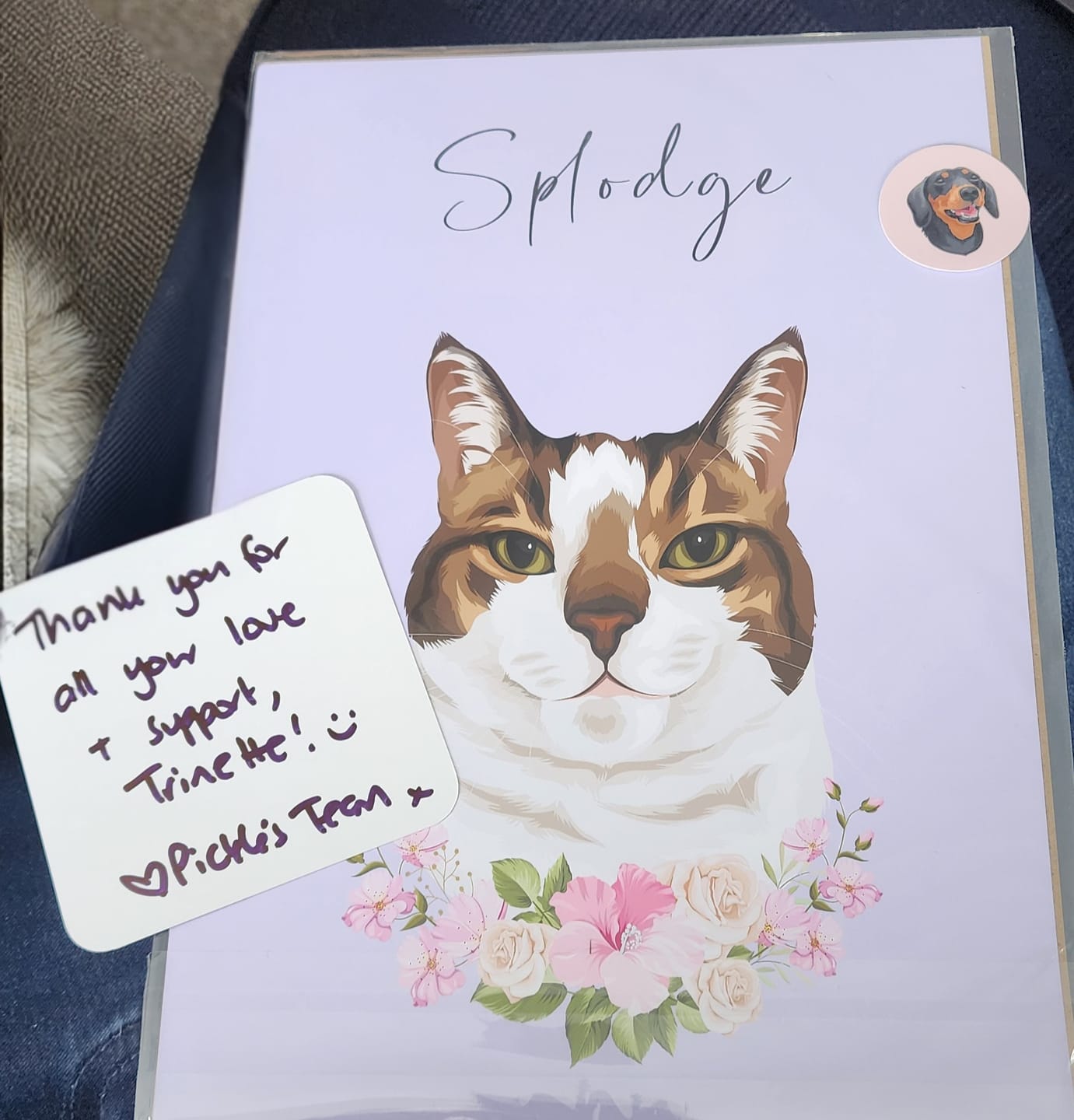 Customer photo review of Memorial Portrait
