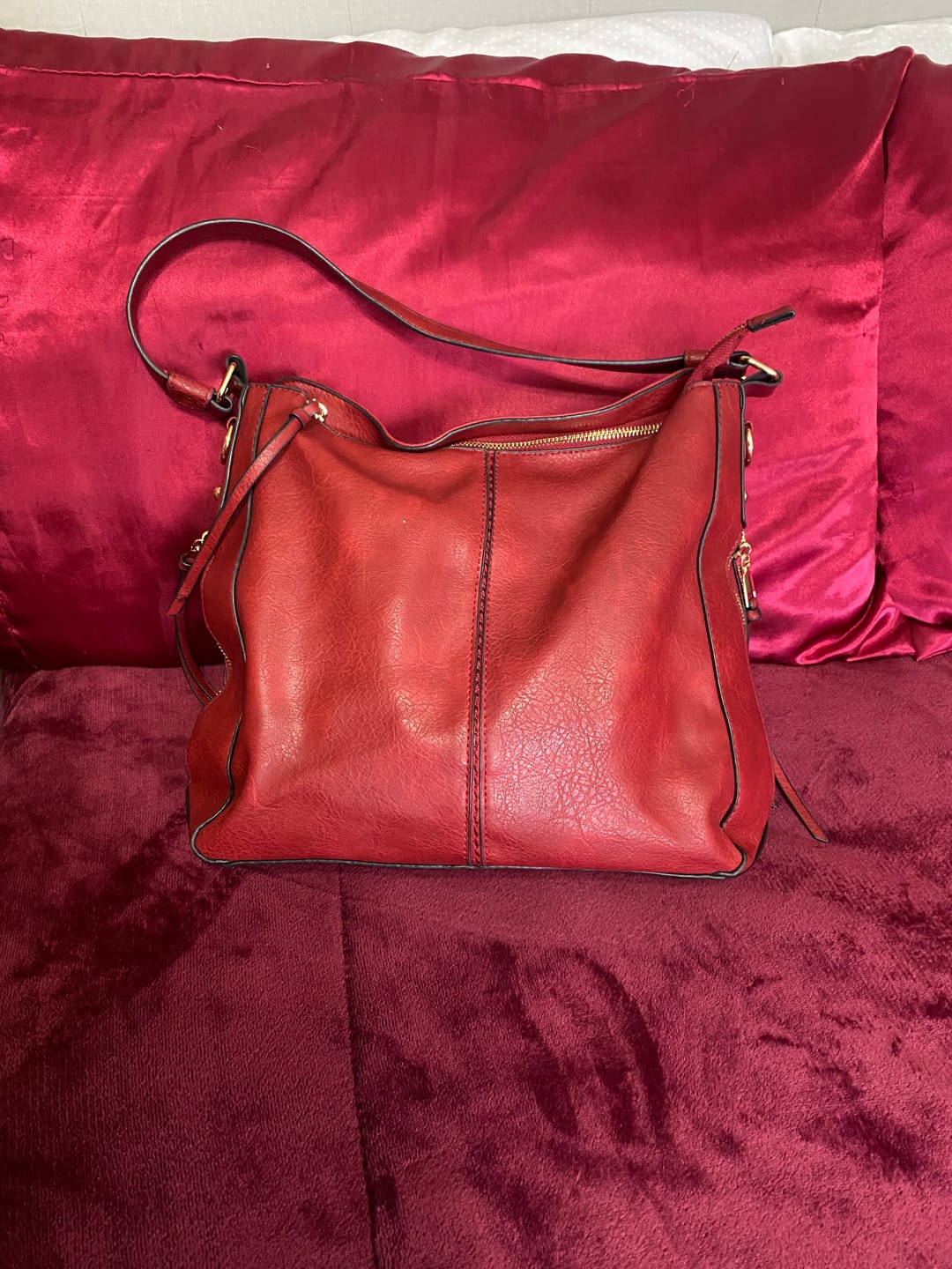 Customer photo review of Luxury Leather Hobo Handbag [Special Gift for Limited time]