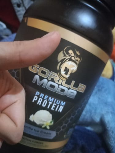 Customer photo review of GORILLA MODE PREMIUM PROTEIN 2LBS