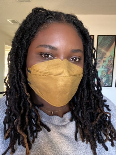 Customer photo review of KN95 Respirator Face Mask - Caramel
