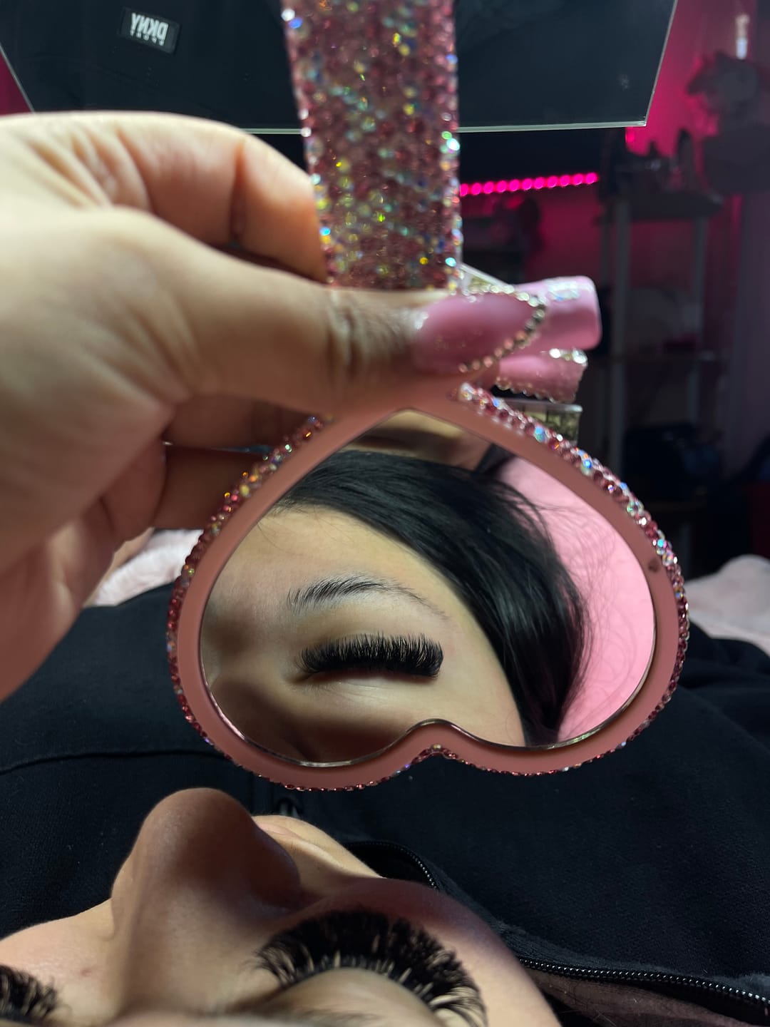 Customer photo review of Classic Lash Extensions 0.15mm