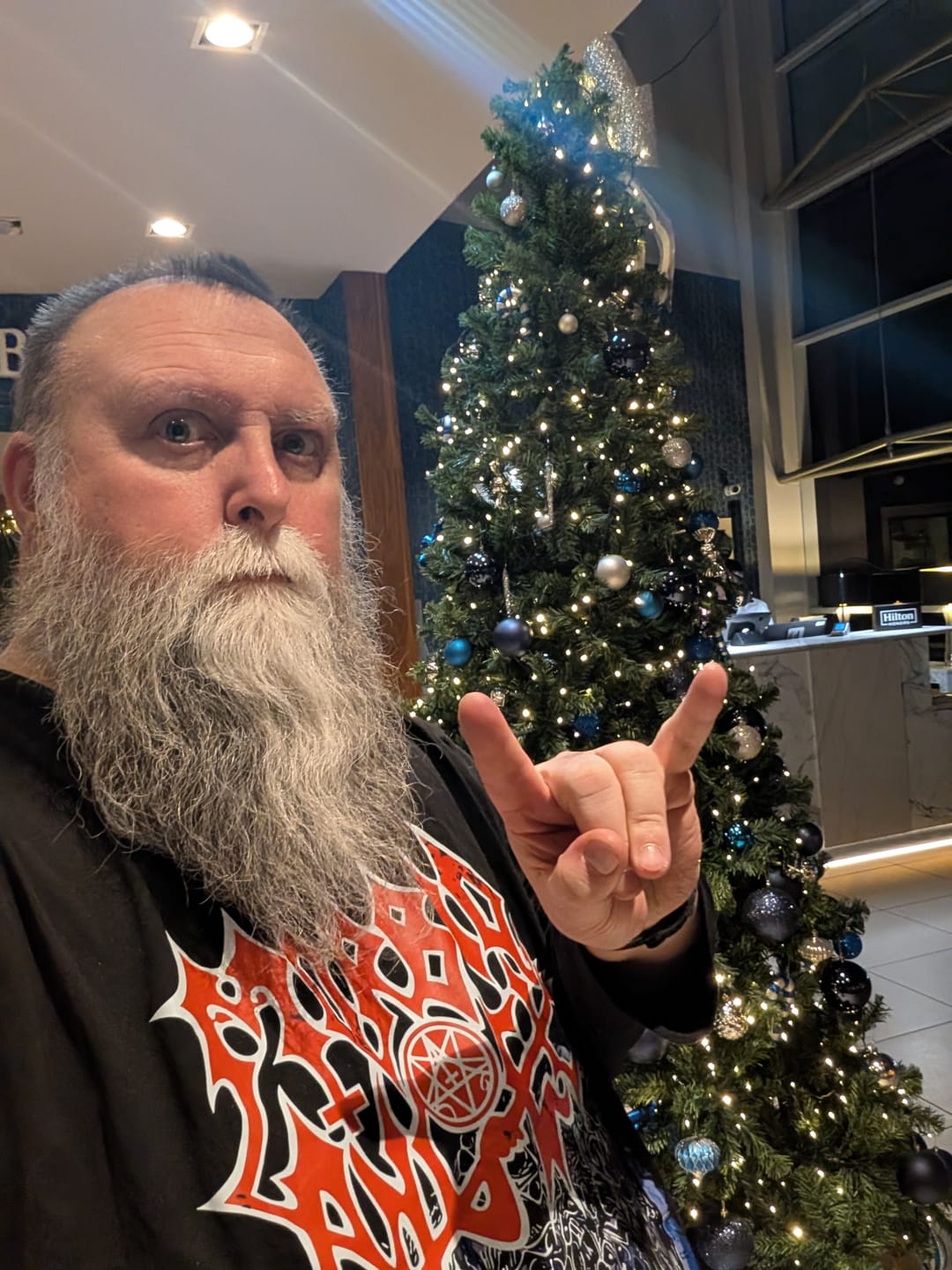 Customer photo review of Morbid Angel Men's Big & Tall Long Sleeve Cotton T-Shirt