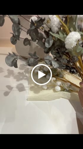 Customer video review of Bouquet composé - Vert & Blanc
