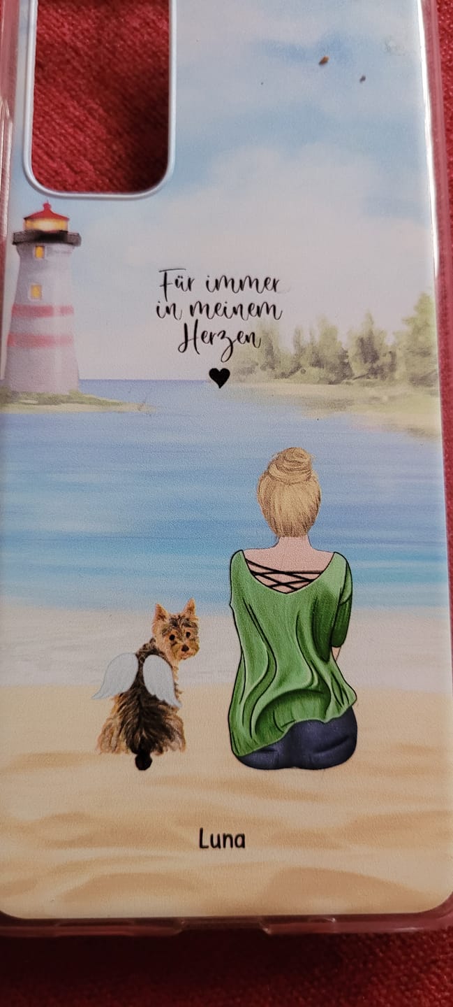 Customer photo review of Unterwegs mit Haustier - Individuelle Handyhülle