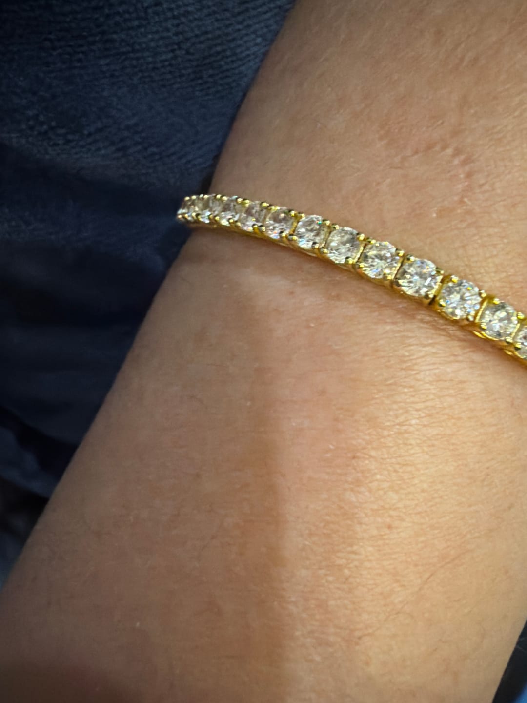 Customer photo review of 3MM TENNIS BRACELET
