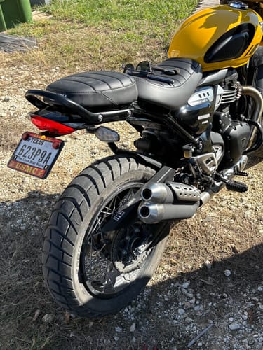 Customer photo review of Triumph Speed 400 & Scrambler 400 Plug & Play Tail Tidy Kit