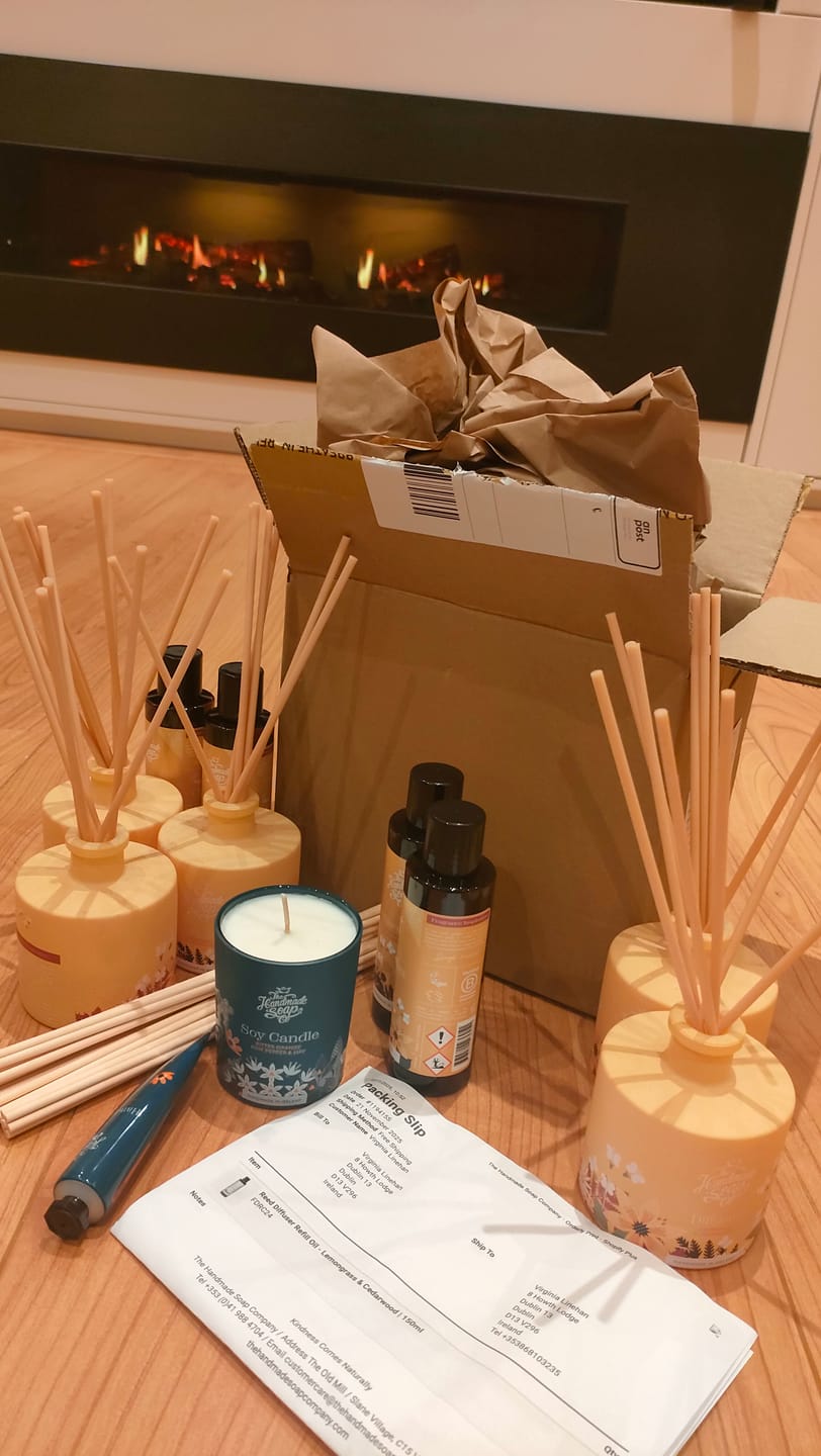 Customer photo review of Reed Diffuser Refill Oil - Lemongrass & Cedarwood | 150ml
