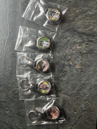 Customer photo review of Schlüsselanhänger-Bundle Leder 3x dein Foto für nur 19,90 €