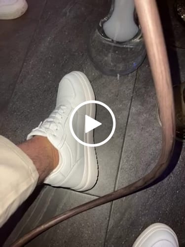 Customer video review of ELEVATESHOES WHITE CASUAL