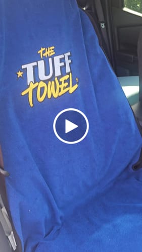 Customer video review of Waterproof Car Towel Seat Cover
