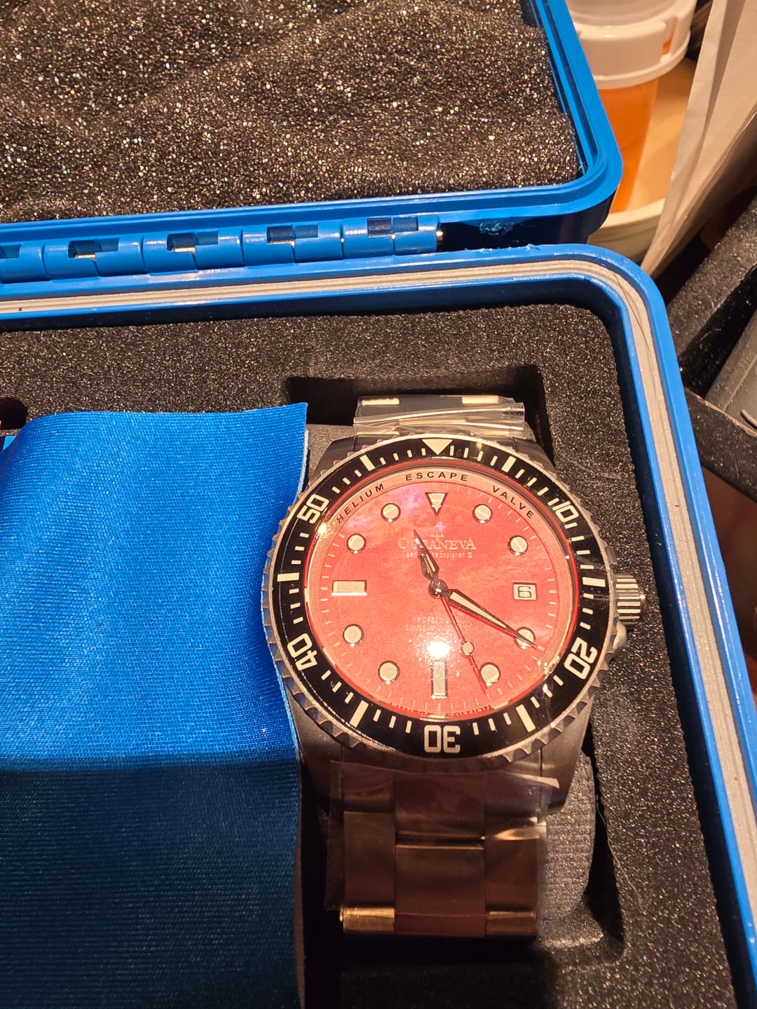 Customer photo review of Oceaneva Deep Marine Explorer II Titanium Limited Edition