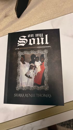 Customer photo review of On My Soul Cookbook (DIGITAL)