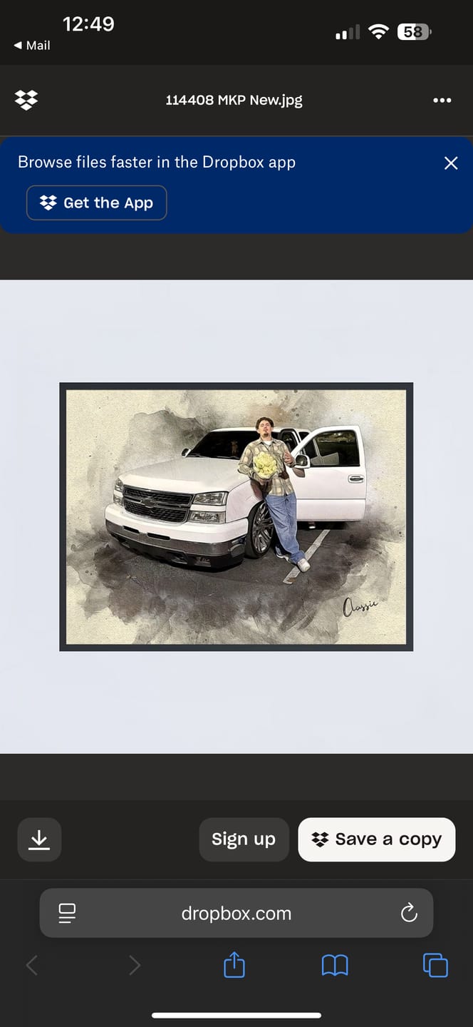 Customer photo review of Personalized Car photo Painting