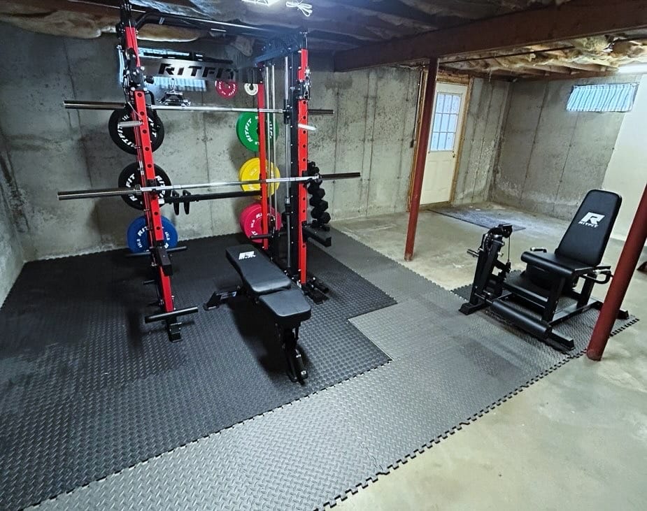 Customer photo review of RitFit Mini Rubber Weight Plates Color Standard Set