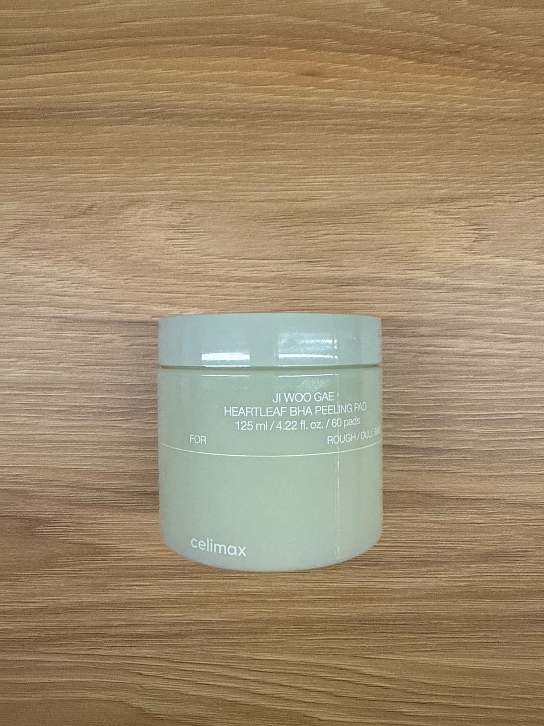 Customer photo review of Tonizējoši pīlinga spilventiņi ar BHA skābi Celimax Ji Woo Gae Heartleaf BHA Peeling Pad