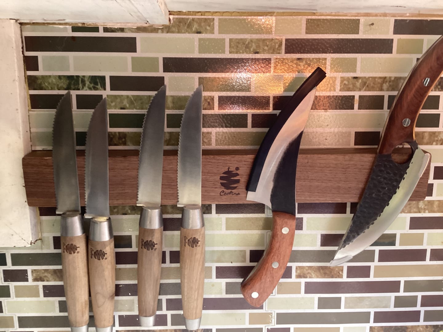 Customer photo review of Magnetic Wall Rack