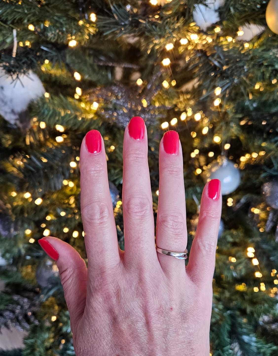 Customer photo review of Christmas Red Dipping Powder