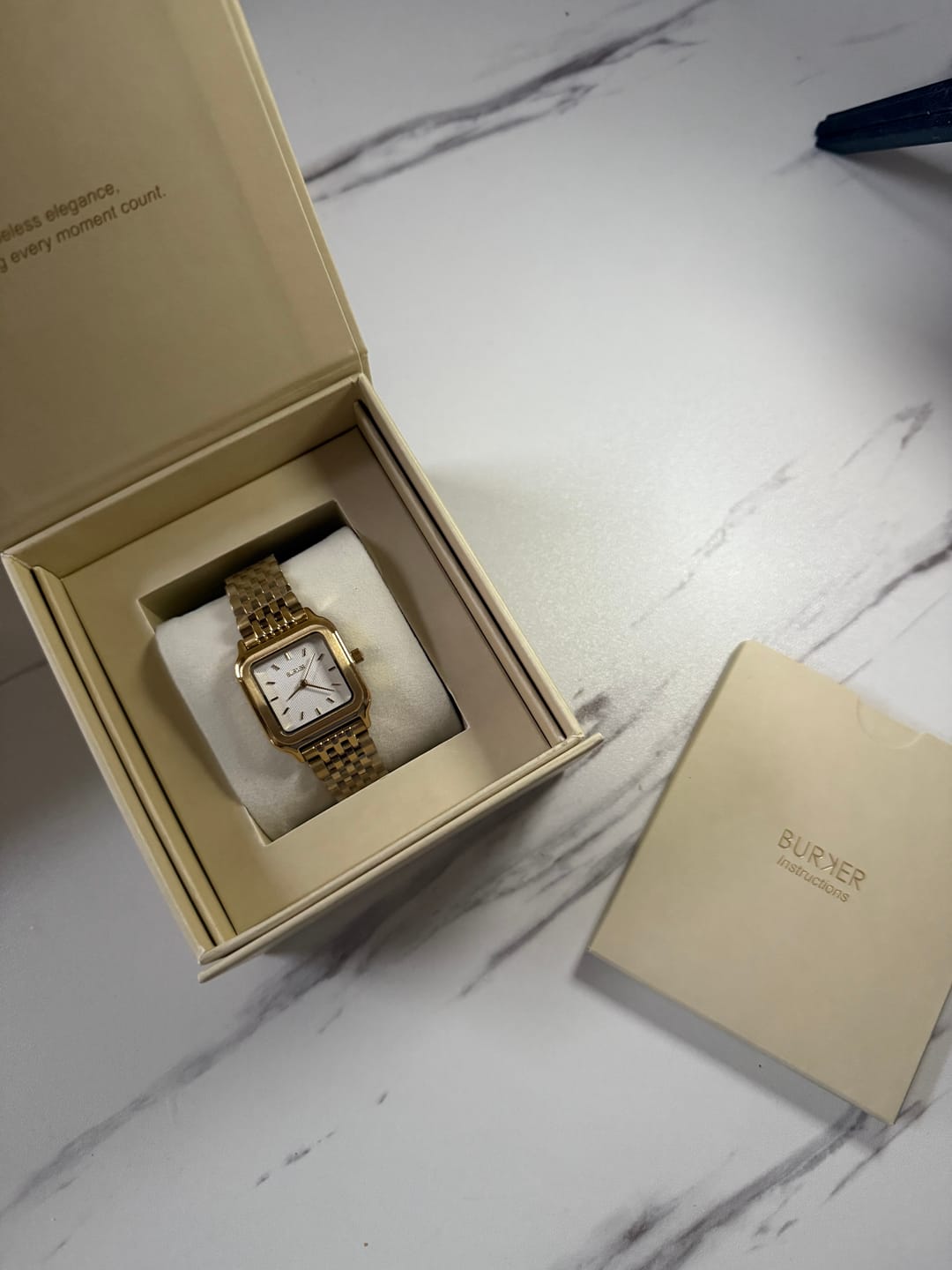 Customer photo review of Macy Gold White