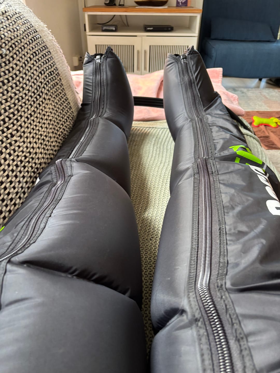 Customer photo review of 4 Chamber Compression Boots 3.0