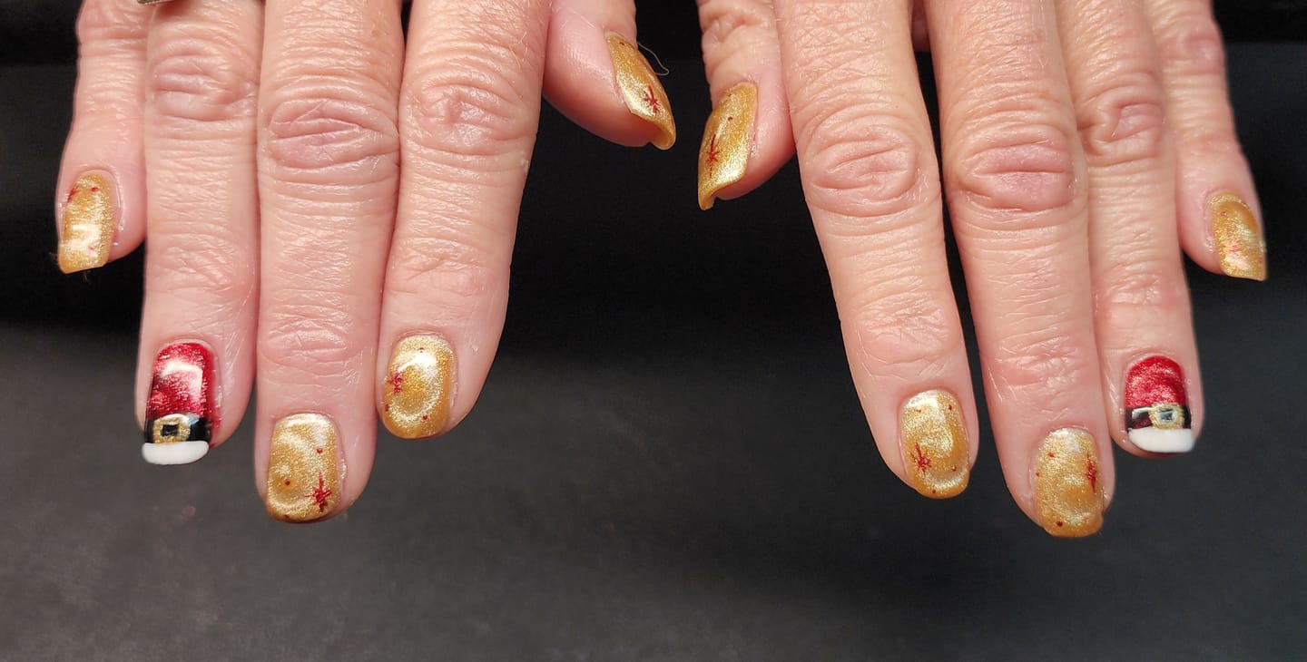 Customer photo review of DC 9D Unicorn Cat Eye Gel - 13 Cosmic Astral